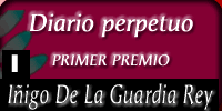 Diario perpetuo. Por Íñigo de la Guardia Rey (Primer Premio)
